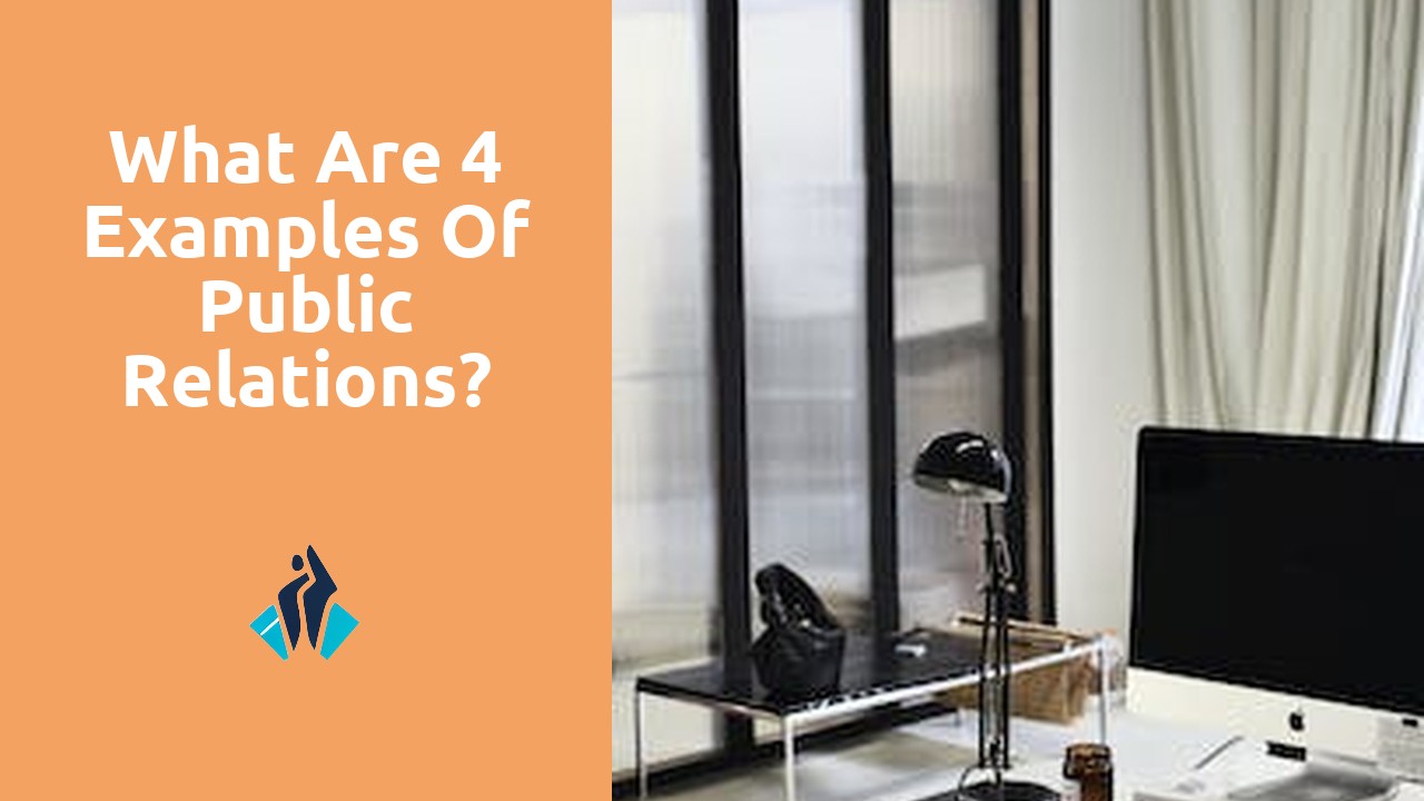 What Are 4 Examples Of Public Relations?